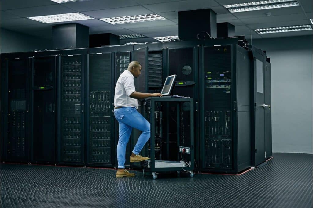 ajustando data center